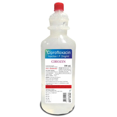 Cirozin Antibiotic Injection 100 ml Cirozin Antibiotic Injection 100 ml