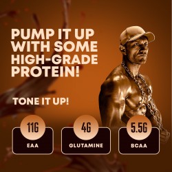 ZEEGOLD 100% Whey Protein Isolate Powder Rich Chocolate Flavour